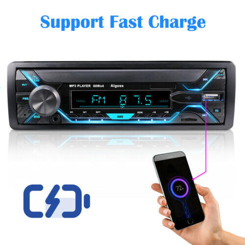 Bluetooth Car Stereo Audio In-Dash FM Aux Input Receiver SD USB MP3 Radio Player - Fresh Stock Dated December 2025