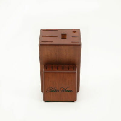 The Pioneer Woman Frontier Collection 14-Piece Cutlery Set with Wood Block, - Fresh Stock Dated January 2026