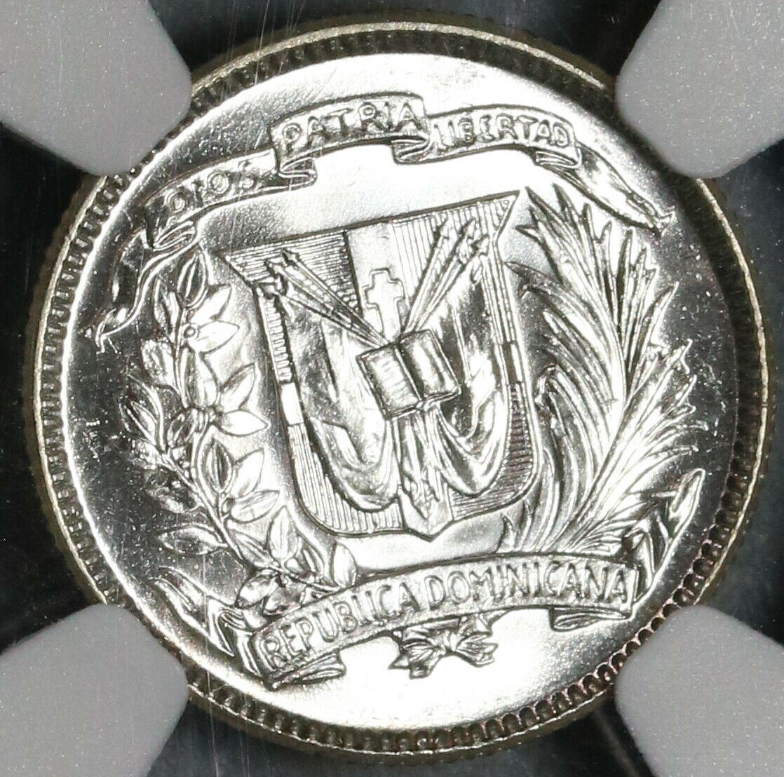 1959 NGC MS 64 Dominican Republic Silver 10 Centavos Scarce Coin (21031801C) - Fresh Stock Dated December 2025