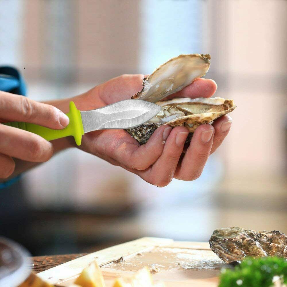 DragonFruitee Oyster Knife Shucking Tool, Commercial Grade with Anti-Slip Handle - Fresh Stock Dated February 2026