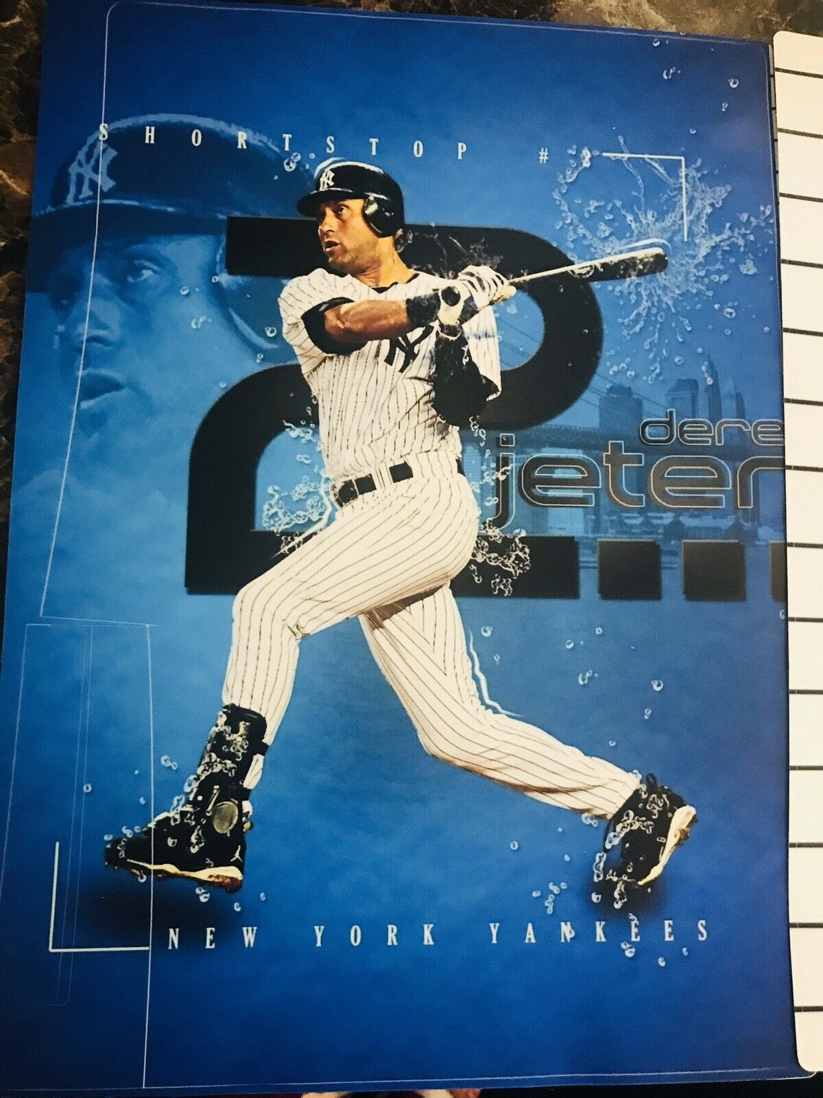 PS5 Playstation 5 Disc Vinyl Skin New York MLB Derek Jeter Yankees Baseball - Fresh Stock Dated February 2026
