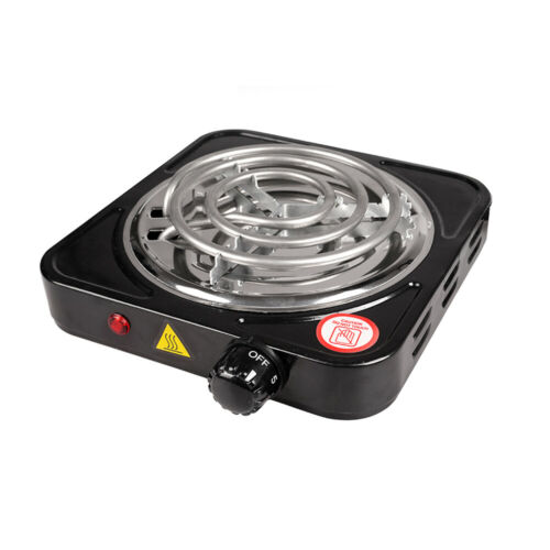 1000W Portable Electric Single Burner Hot Plate Cooktop RV Dorm Countertop Stove - Fresh Stock Dated January 2026