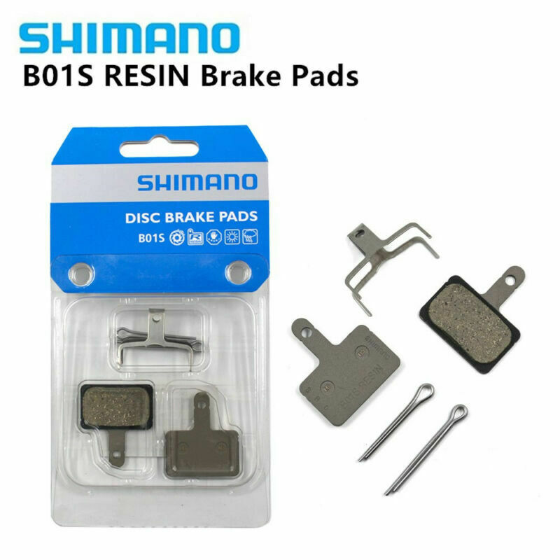 2set Bicyc Shimano B01S Resin Disc Brake Pads for M315 MT200 Acera, Altus, Deore - Fresh Stock Dated December 2025