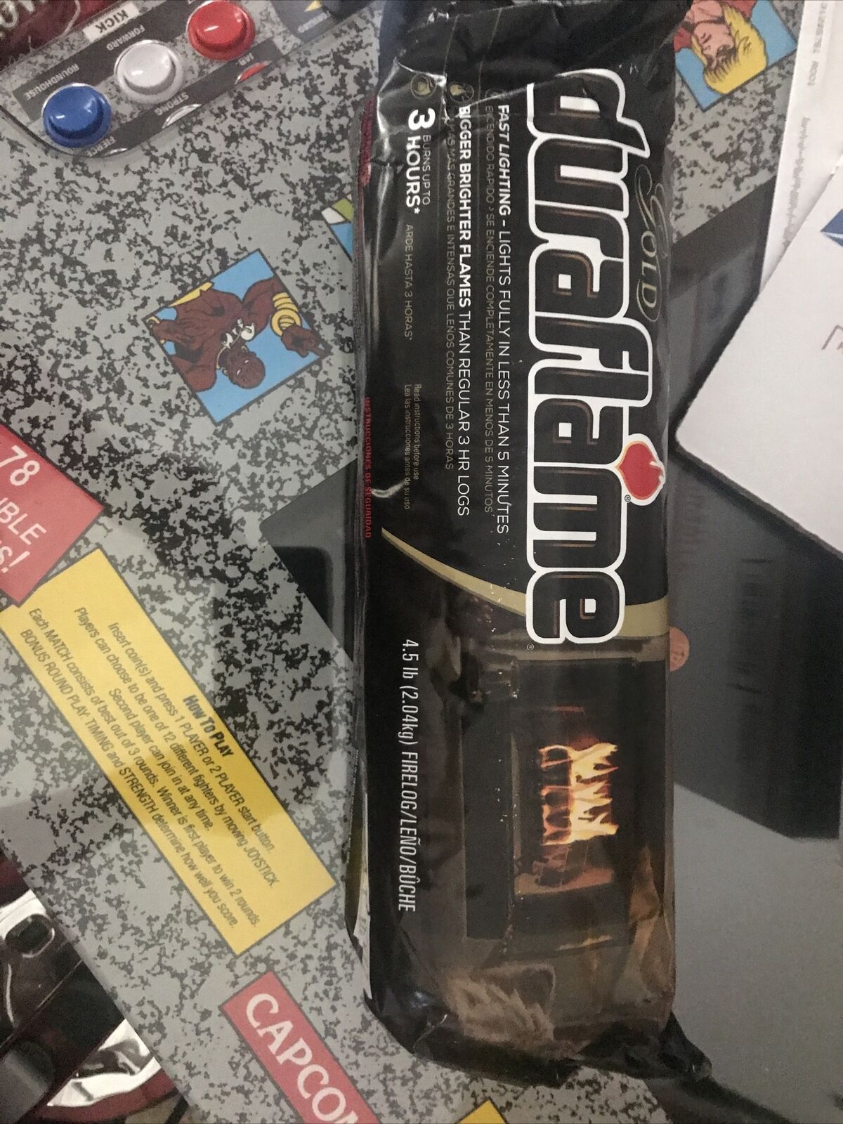 2PK Fire Starter Duraflame Gold Brighter Burning 3-hr Firelog Campfire Fireplace - Fresh Stock Dated January 2026