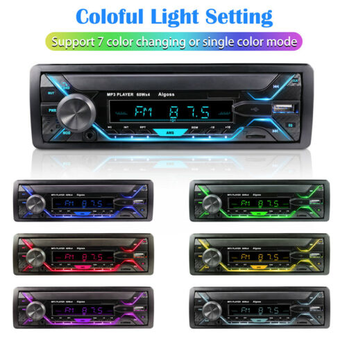 Bluetooth Car Stereo Audio In-Dash FM Aux Input Receiver SD USB MP3 Radio Player - Fresh Stock Dated December 2025