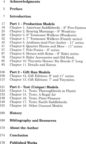 Hartland Toy Horses Collector ID Guide 2000 Up Saddlebreds, Quarter, Walkers Etc - Fresh Stock Dated December 2025