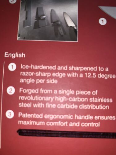 Wolf Gourmet Boning Knife 12”With Handle 7”Blade Length - Fresh Stock Dated January 2026