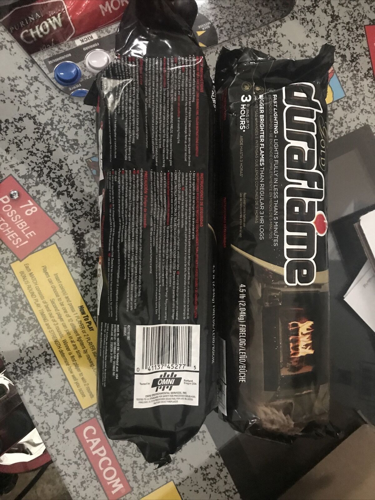 2PK Fire Starter Duraflame Gold Brighter Burning 3-hr Firelog Campfire Fireplace - Fresh Stock Dated January 2026