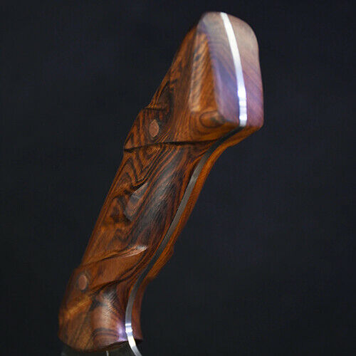 Cleaver Knife Handmade Forged Steel Wood Handle Hammered Chef Slicing Chopping - Fresh Stock Dated January 2026