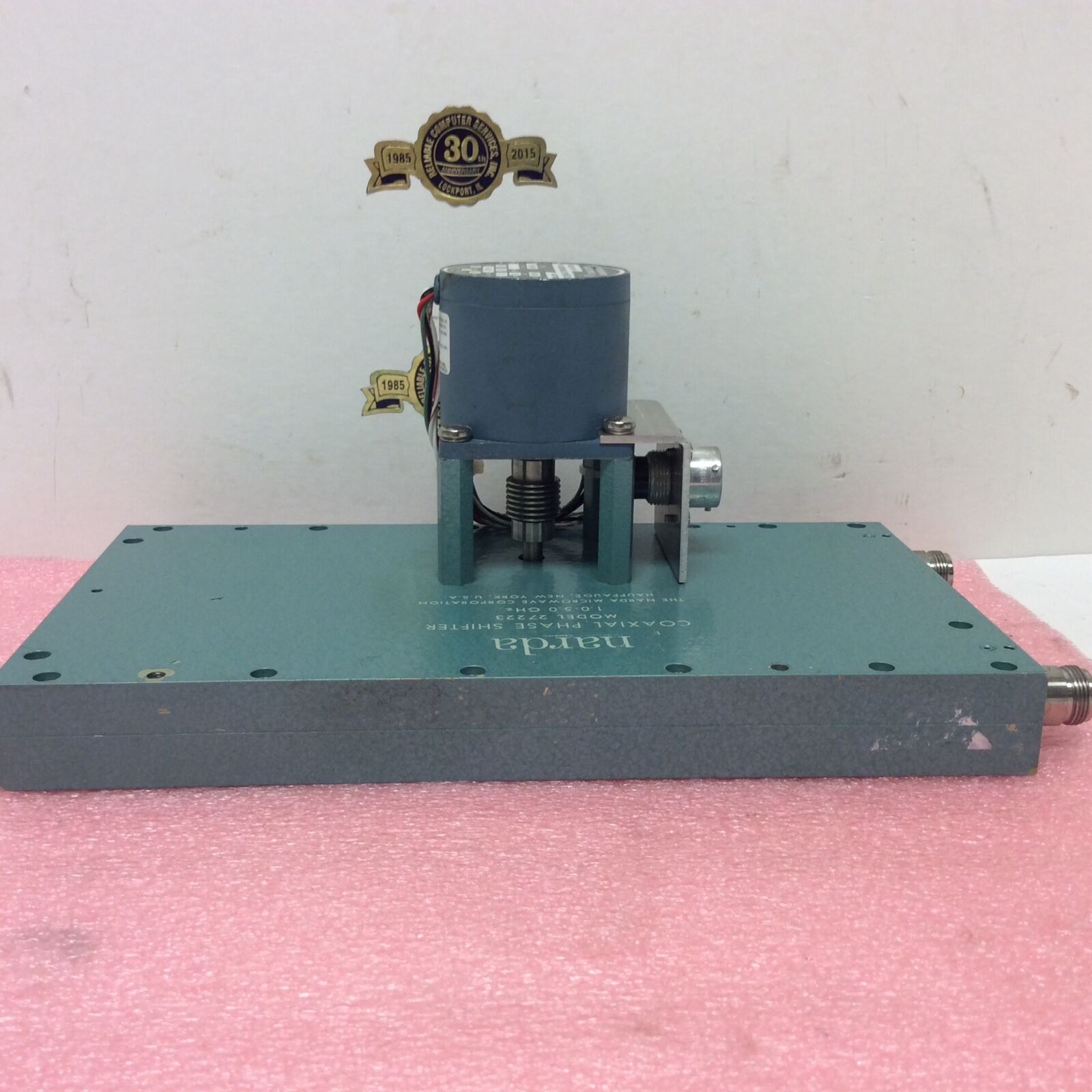 Narda Coaxial Phase Shifter model 27223 1.0 - 5.0 GHz Lockheed Martin Microwave - Fresh Stock Dated December 2025