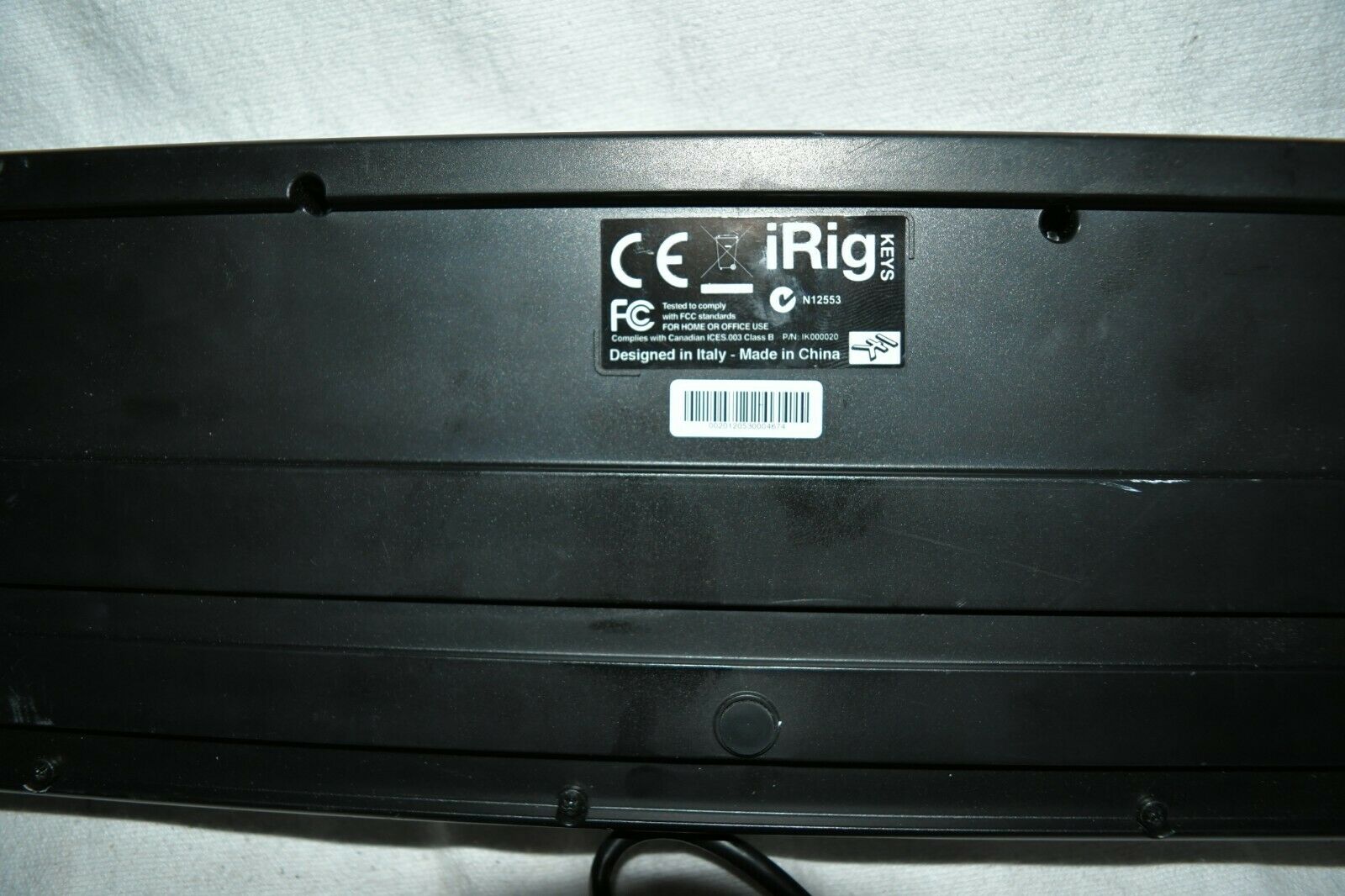 IK Multimedia n12553 iRig Keys 37-Key Mobile MIDI Keyboard Controller G4 - Fresh Stock Dated December 2025