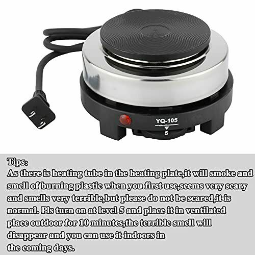 Mini Electric Heater Stove 500W Portable Countertop Infrared Burner For to DIY - Fresh Stock Dated February 2026
