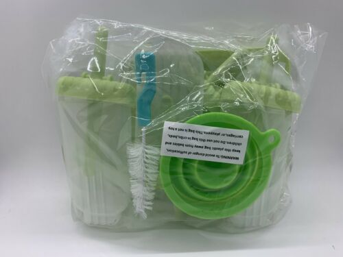 Plastic Popsicle Mold with Brush Ice Pop Maker 6 Pieces With Funnel NEW - Fresh Stock Dated February 2026