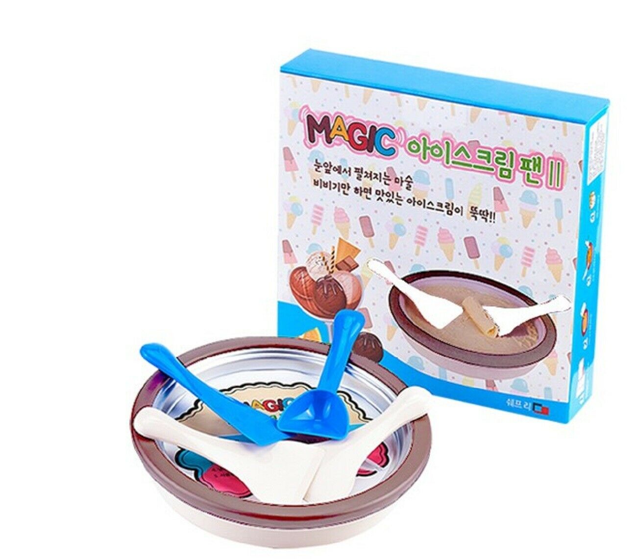 Chef Lee Magic Icecream Pan 2 Icecream Maker Making Pan Instant Icecream Machine - Fresh Stock Dated February 2026