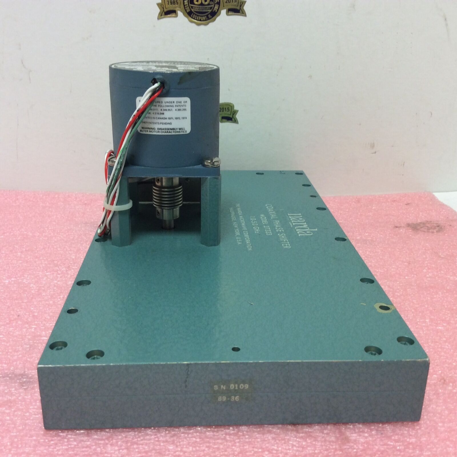 Narda Coaxial Phase Shifter model 27223 1.0 - 5.0 GHz Lockheed Martin Microwave - Fresh Stock Dated December 2025