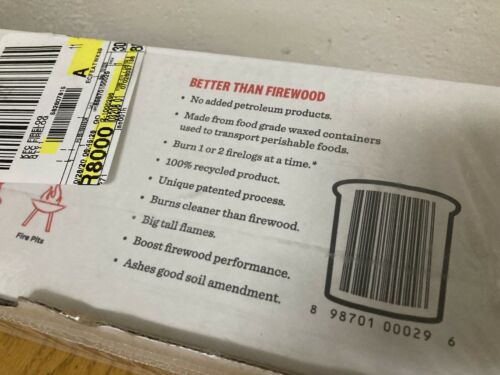Kentucky Fried Chicken Scented Firelog ~ Enviro-Log Burns Cleaner than Firewood - Fresh Stock Dated December 2025