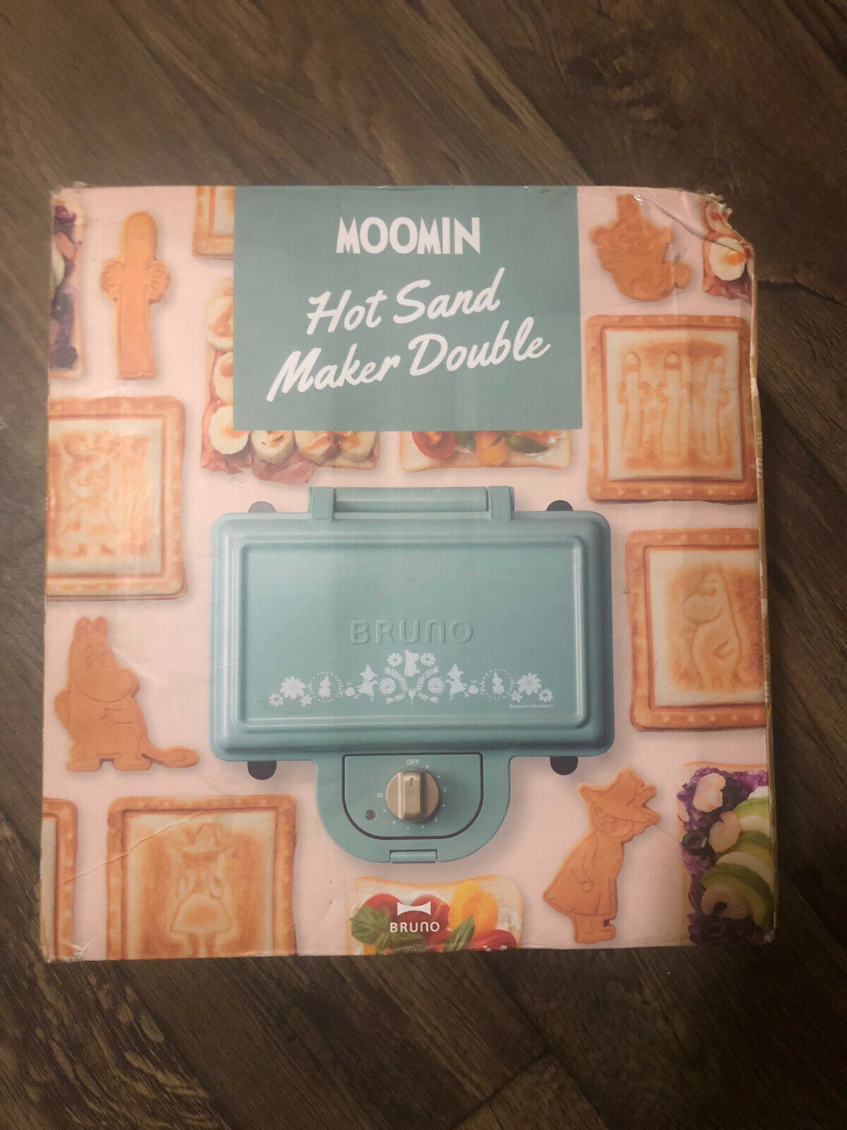 BRUNO Hot Sand Maker Moomin Double Blue Green BOE051-BGR AC100V 