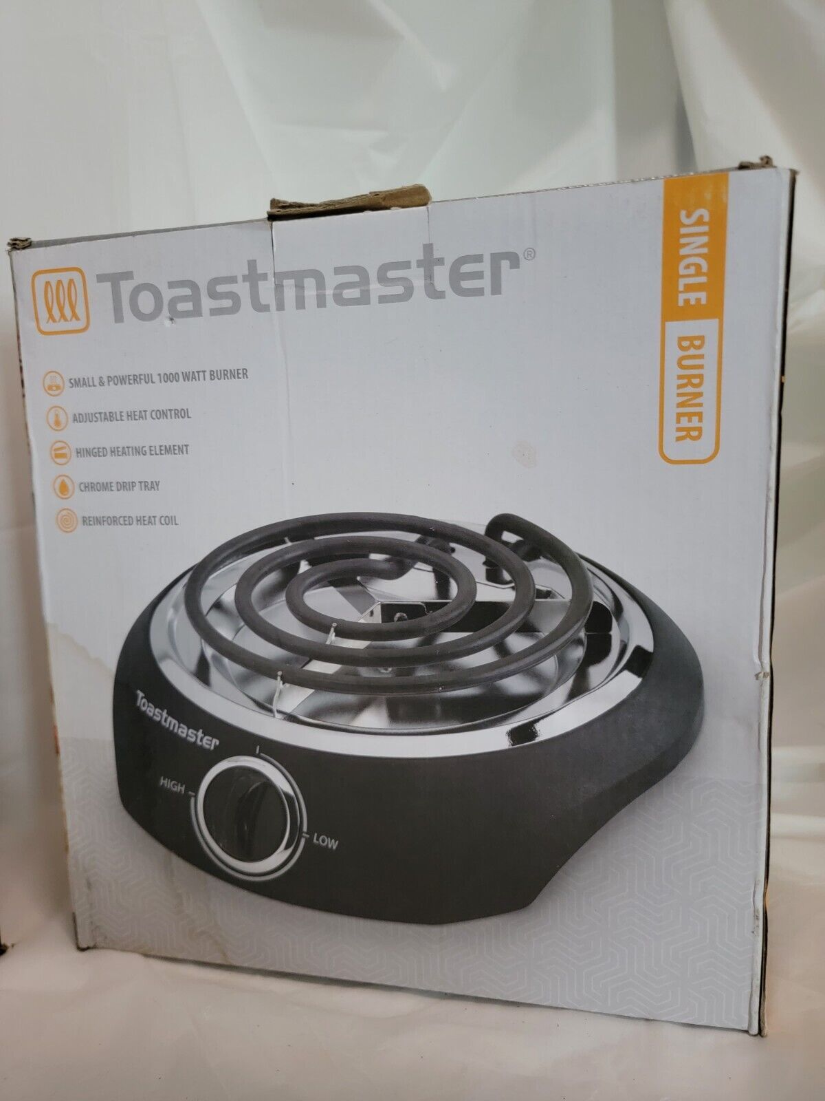 Toastmaster Simgle Burner- 1000 Watt - Brand New -  Cooking, Stove, Camping - Fresh Stock Dated February 2026