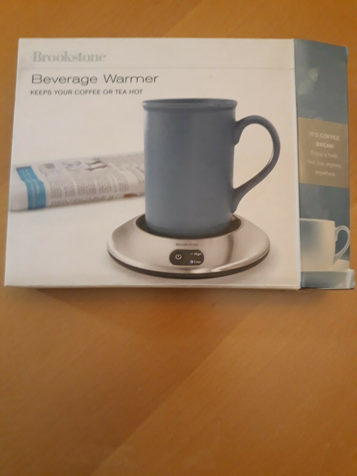 BOOKSTONE Desktop Beverage Warmer Keeps Coffee/Tea Hot | Low/High Auto Off - Fresh Stock Dated February 2026