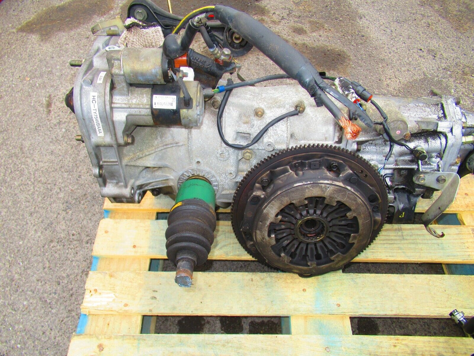 JDM SUBARU WRX STI GC8 5 SPEED TRANSMISSION TY754VBAAA GEARBOX GC8 STI - Fresh Stock Dated January 2026