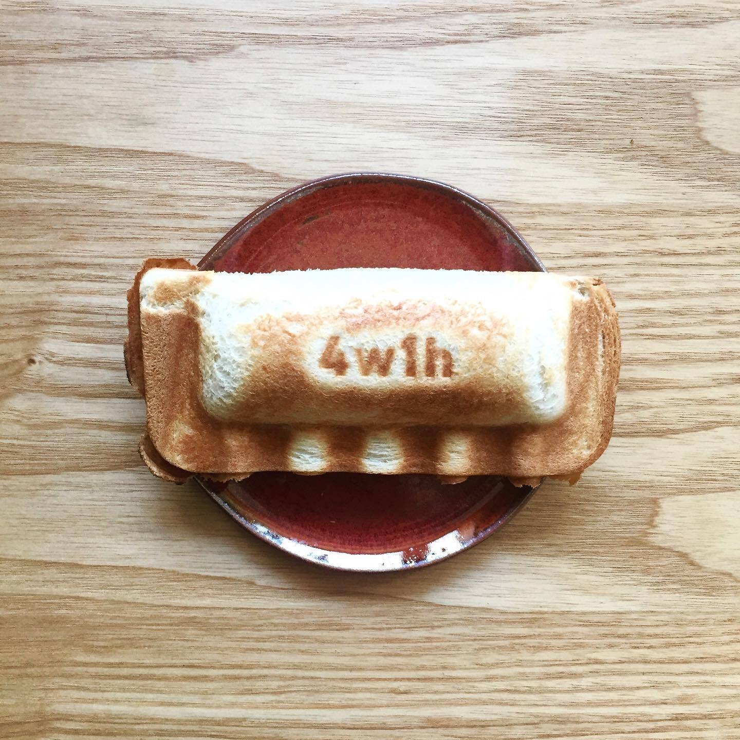 W1H Hot Sand Solo Sandwich Maker Toast Plate Pan Tsubame Sanjo Japan Breakfast - Fresh Stock Dated February 2026