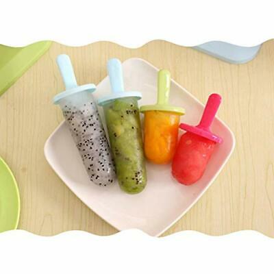 Ice Cream Popsicle Mold Molds Silicone Diy Frozen Mould Lolly Maker Tray 6 Grids - Fresh Stock Dated February 2026