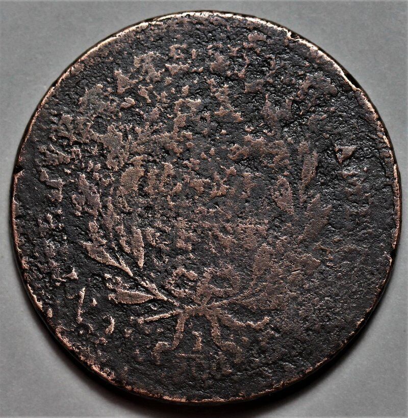 1797 Liberty Cap Half Cent - 1 Above 1 - US 1/2c Copper Penny Coin - L20 - Fresh Stock Dated December 2025