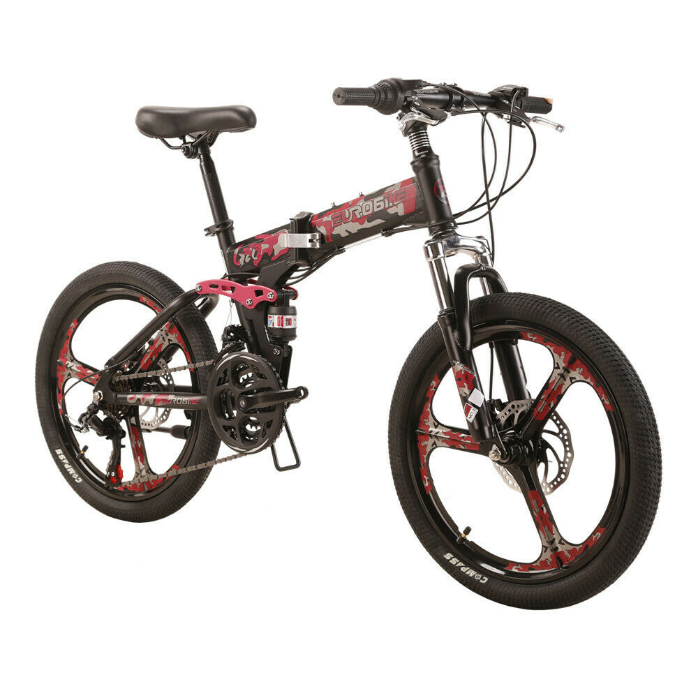 HYG20 Dual Suspension Folding Bike 20 K Wheel 18 Speed  Youth Mountain Bicycle - Fresh Stock Dated January 2026