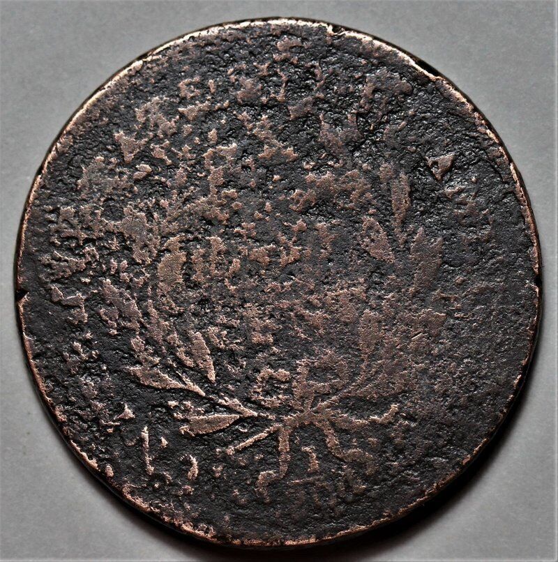1797 Liberty Cap Half Cent - 1 Above 1 - US 1/2c Copper Penny Coin - L20 - Fresh Stock Dated December 2025