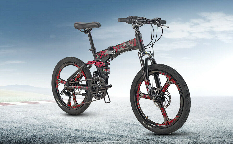 HYG20 Dual Suspension Folding Bike 20 K Wheel 18 Speed  Youth Mountain Bicycle - Fresh Stock Dated January 2026