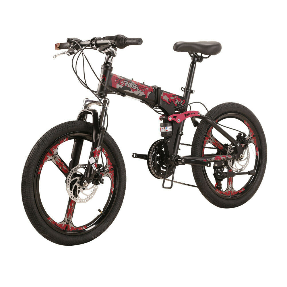 HYG20 Dual Suspension Folding Bike 20 K Wheel 18 Speed  Youth Mountain Bicycle - Fresh Stock Dated January 2026