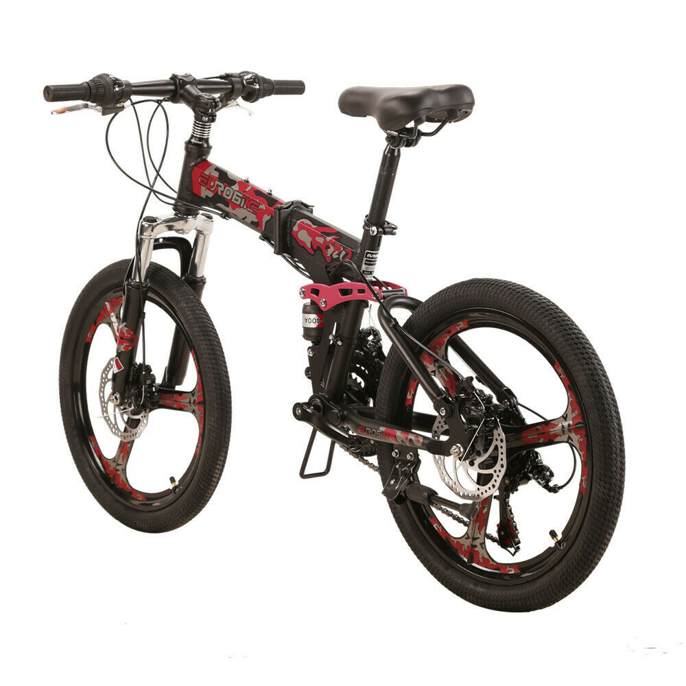 HYG20 Dual Suspension Folding Bike 20 K Wheel 18 Speed  Youth Mountain Bicycle - Fresh Stock Dated January 2026