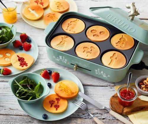 BRUNO Moomin Compact Hot Plate BOE059-BGR Japan Domestic AC:100 from Japan - Fresh Stock Dated February 2026