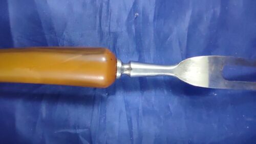 Vintage Sheffield England Stainless 4 Steak Knife & Carving Set Plastic Handle - Fresh Stock Dated January 2026