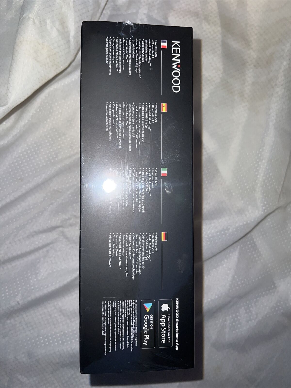 Kenwood KCA-HX7C Motorcycle Bluetooth Camera & Communication System - Fresh Stock Dated January 2026