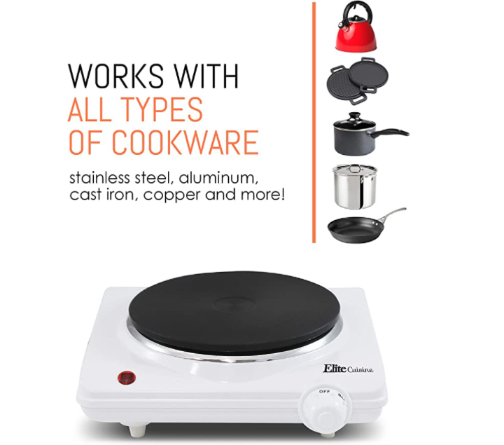 Estufas Electricas Estufa Electrica Portatil Hornilla Cocina 1000W - Fresh Stock Dated February 2026