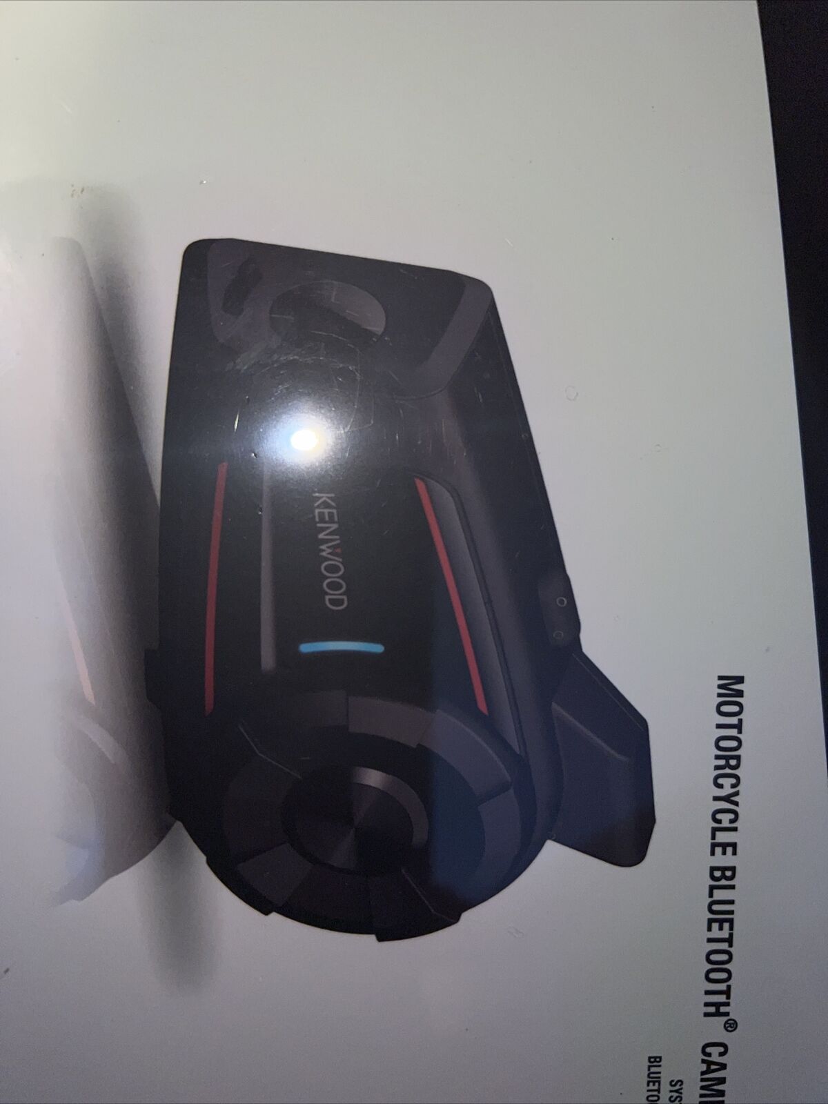 Kenwood KCA-HX7C Motorcycle Bluetooth Camera & Communication System - Fresh Stock Dated January 2026