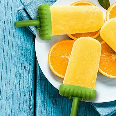 6 Pcs Popsicle Molds With Sticks Ice Pop Maker BPA Free Silicone Funnel Safe - Fresh Stock Dated February 2026