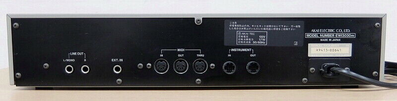 Akai EWI3030m Sound ntroller Synthesizer Good Condition Silver Working - Fresh Stock Dated December 2025