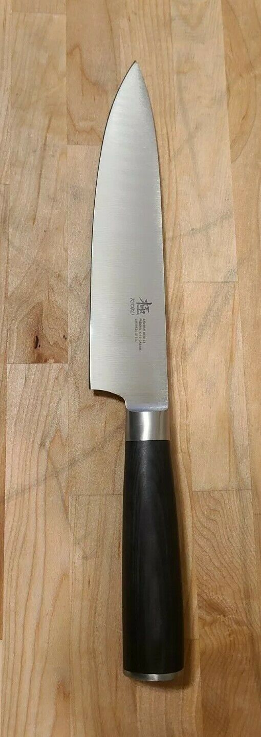 Kyoku Samurai Series , 8 Inch Japanese Gyuto Chef's Knife,  Open Box - Fresh Stock Dated January 2026