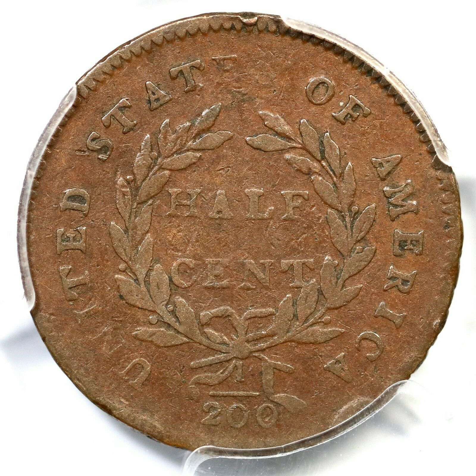 1794 C-2b R-6 PCGS F 15 Lg Edge Letters Liberty Cap Half Cent Coin 1/2c - Fresh Stock Dated December 2025