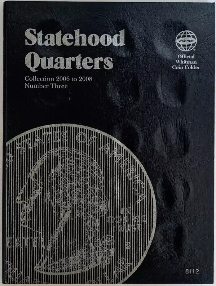 1999-2008 USED STATEHOOD QUARTERS FOLDERS - LOTS OF 7, 2 & 1 - Fresh Stock Dated December 2025