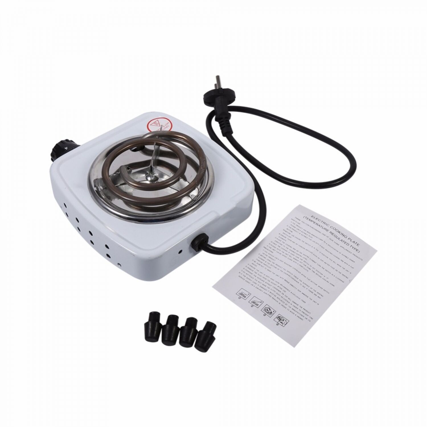 Iron Burner Electric Stove Hot Plate Home Kitchen Cooker Coffee Heater EU Plug - Fresh Stock Dated February 2026