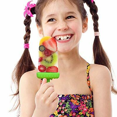 6 Pcs Popsicle Molds With Sticks Ice Pop Maker BPA Free Silicone Funnel Safe - Fresh Stock Dated February 2026