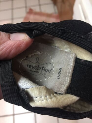 Revolution dancewear Toddler Ballet Shoes black leather girls 13 M - Fresh Stock Dated December 2025