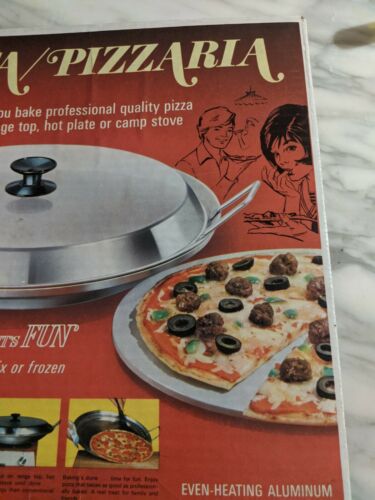 VINTAGE MIRRO ALUMINUM PORTA PIZZARIA HOT PLATE CAMP STOVE PIZZA PLATE UNUSED - Fresh Stock Dated February 2026