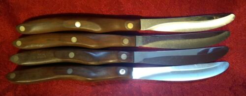 CUTCO Brown Table Steak Knives Set of 4 Classic No. 59 Straight Edge Vintage - Fresh Stock Dated January 2026