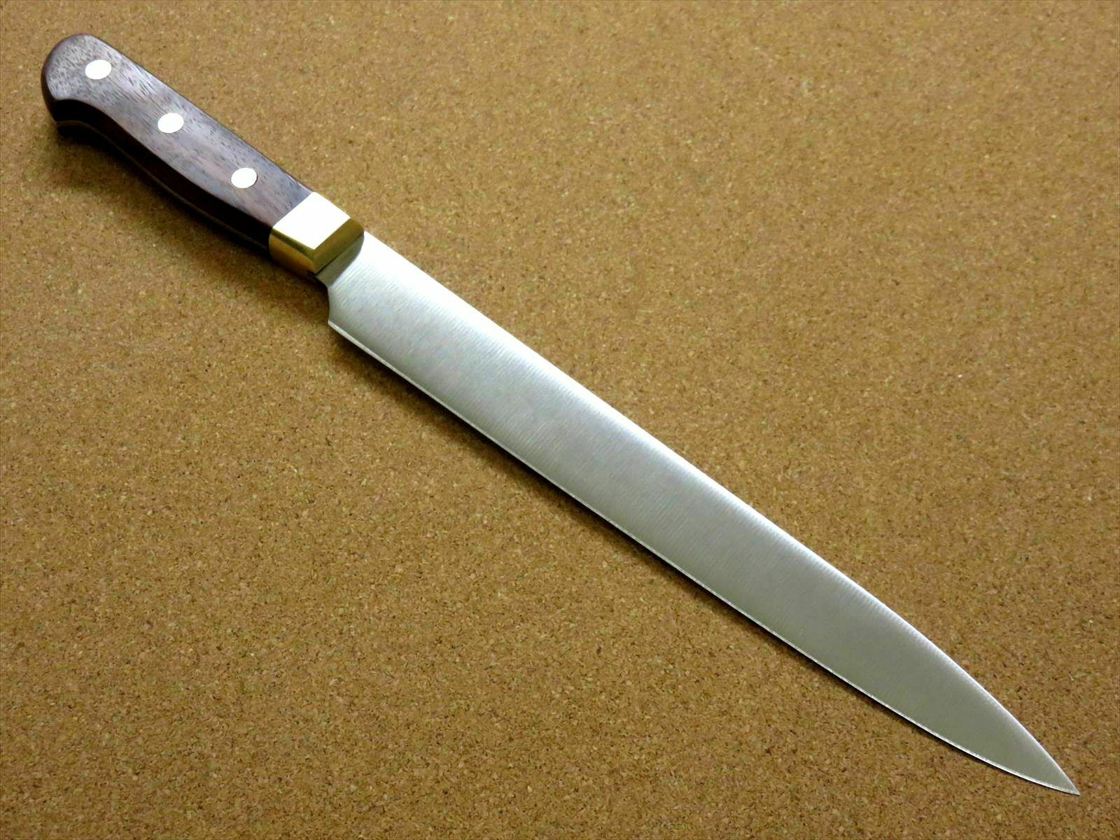 Japanese Kitchen Slicing Knife 230mm 9 inch Cutting meat fish ham SEKI JAPAN - Fresh Stock Dated February 2026