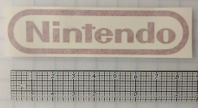 Nintendo NES Sticker Decal Logo Super SNES 8.5