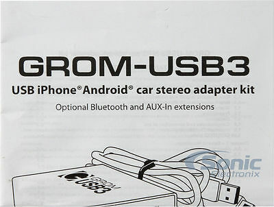 GROM Audio MAZ8U3 Android / iOS Compatible Radio Interface for Mazda Vehicles - Fresh Stock Dated December 2025